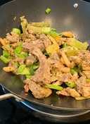 Stir fried beef/pork