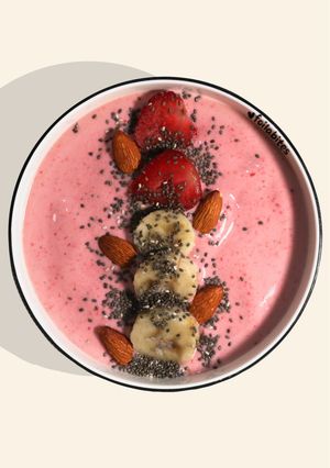 Foto resep Banana Strawberry Smoothies