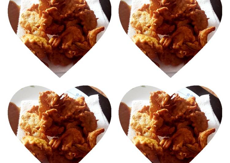 Steps to Make Any-night-of-the-week Panfried onion fritters