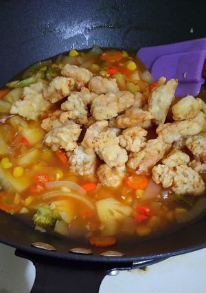 Foto resep Ayam Goreng Saus Asam Manis
