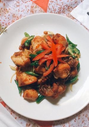 Foto resep Tumis dada ayam