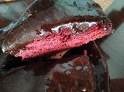 Una foto de red velvet navideña