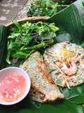 Mixed Filling Banh Xeo (Vietnamese Savory Crepes)