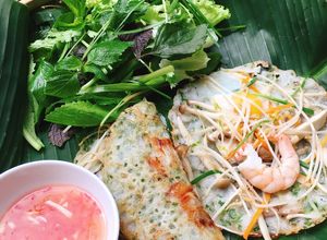 Hình của món Bánh Xèo Nhân Thập Cẩm.