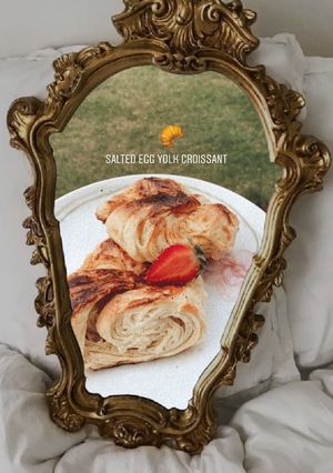 Foto resep Salted egg yolk croissant