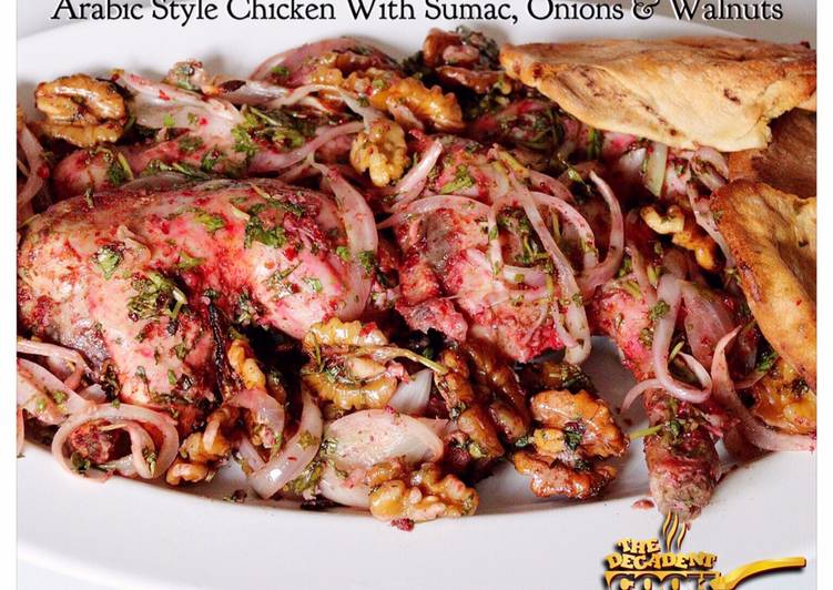 Step-by-Step Guide to Make Award-winning Arabic style chicken with sumac, onions and walnuts