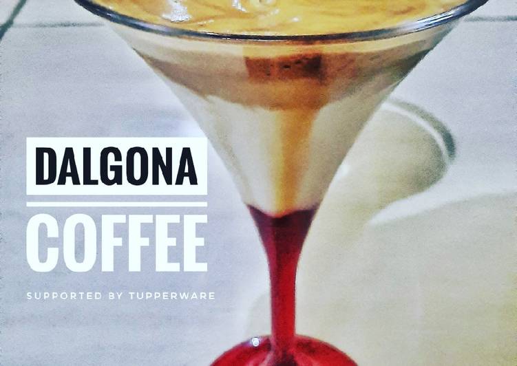 Dalgona coffee simple dan cepat