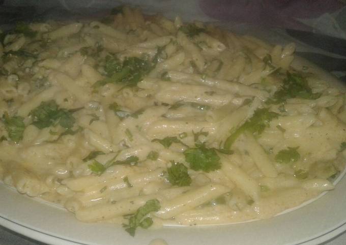 Recipe of Perfect Alfredo pasta🍝