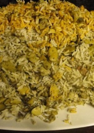 عکسی از دستور باقالی پلو با ماهیچه