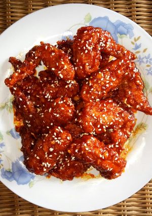 Foto resep Ayam saus gochujang ala korea