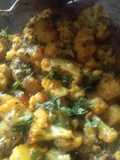 Cauliflower, Potato, and Pea Curry