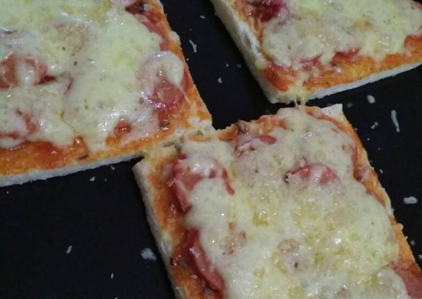 Pizza Roti Tawar Sederhana #sarapanpraktis