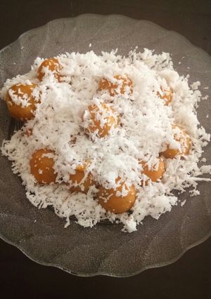 Foto resep Bola-bola ubi (cemilan diet)