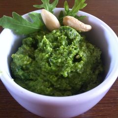 A picture of Home Made Rocket Pesto.