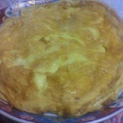 A picture of A Reproduction of an Omelet I had in China.