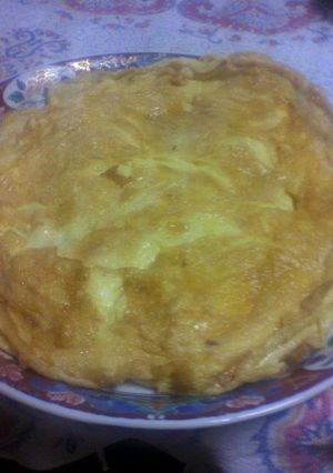 A picture of A Reproduction of an Omelet I had in China.