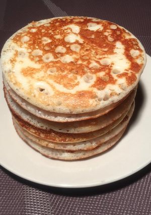 A picture of Rice Pancakes (Vibibi) #uniquericerecipe.