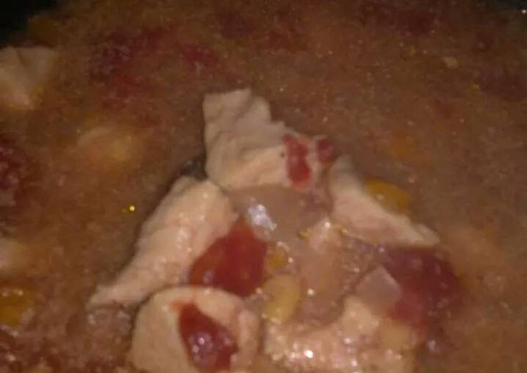 Simple Way to Prepare Speedy Chicken Tortilla Soup