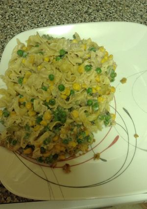 A picture of No Soup Tuna Noodle Casserole.