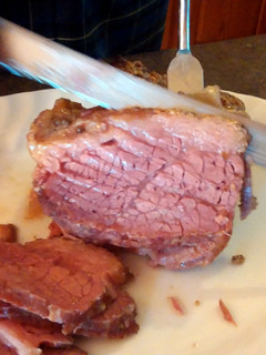 A picture of Christi's Tender Beer Bath Crockpot Corned Beef.