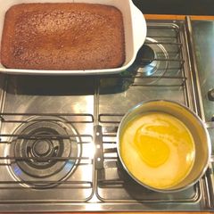 A Hichef’s Malva Pudding A picture of A Hichef’s Malva Pudding.
