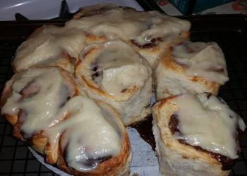 Unique Cuisine Cooks Countrys BUTTERED Cinnamon Rolls Restaurant Style