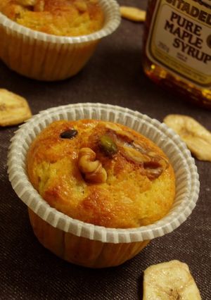 A picture of Moist & Milky Banana Cupcakes.