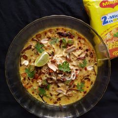 A picture of Maggi khao suey.
