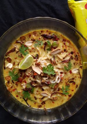 A picture of Maggi khao suey.