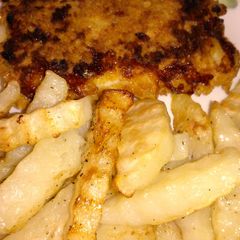 Oven Fish ' n ' Chips A picture of Oven Fish ' n ' Chips.