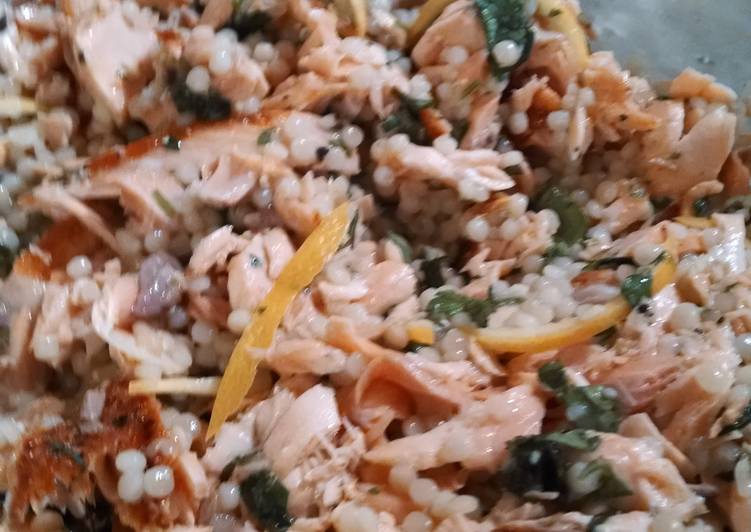 Steps to Make Quick Salmon &amp; Couscous Salad