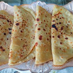 A picture of Sweet potato paratha.
