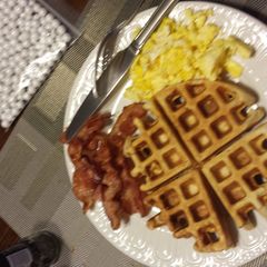 A picture of Waffle batter.