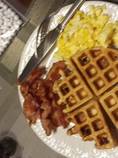 A picture of Waffle batter.