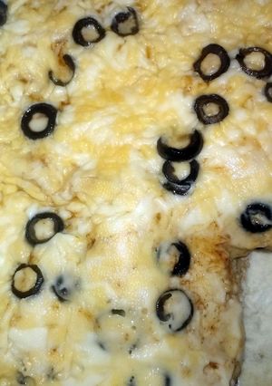 A picture of yummy enchilada casserole.