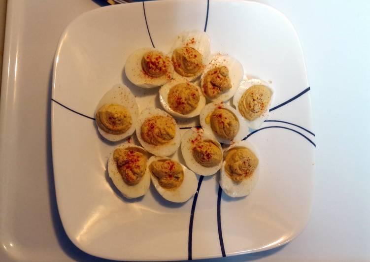 Simple Way to Make Speedy Firey deviled eggs