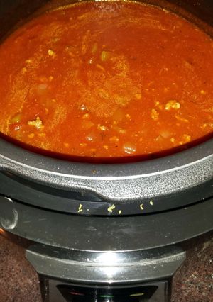A picture of Pressure Cooker Gringo Chili.