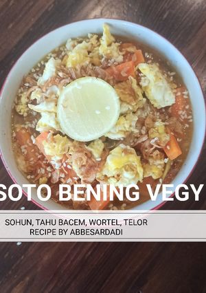 Foto resep Soto bening vegy