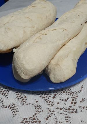 Una foto de Pan francés