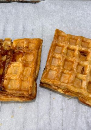 蘋果派（小V鬆餅機） 的食譜成品照片