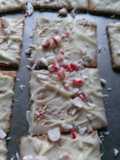 Traditional white chocolate bark