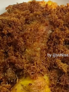 Foto resep Ayam goreng saur/serundeng