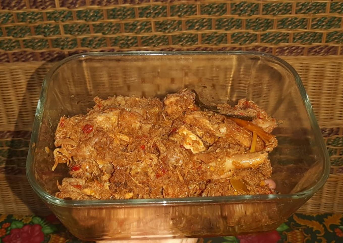 Rendang ayam kering