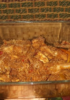 Foto resep Rendang ayam kering