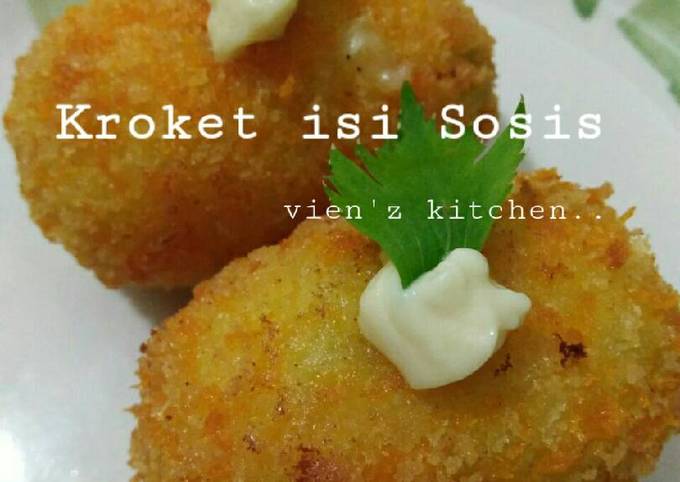 Kroket isi Sosis aka Sausage Croquette 😆