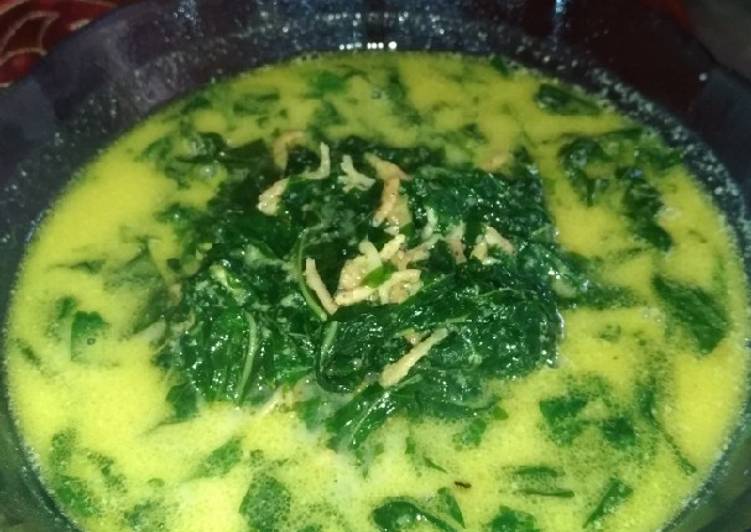 Sayur daun singkong santan