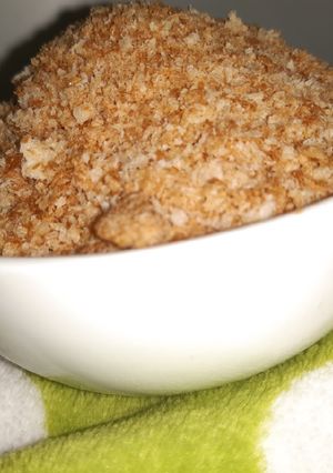 A picture of Bread crumbs.