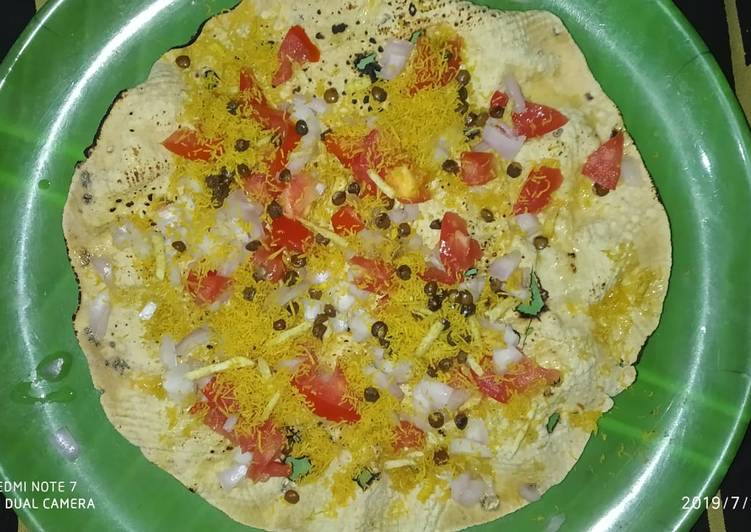 Recipe of Super Quick Homemade Masala papad