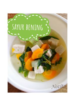 Foto resep Sayur bening MPASI 12+ month
