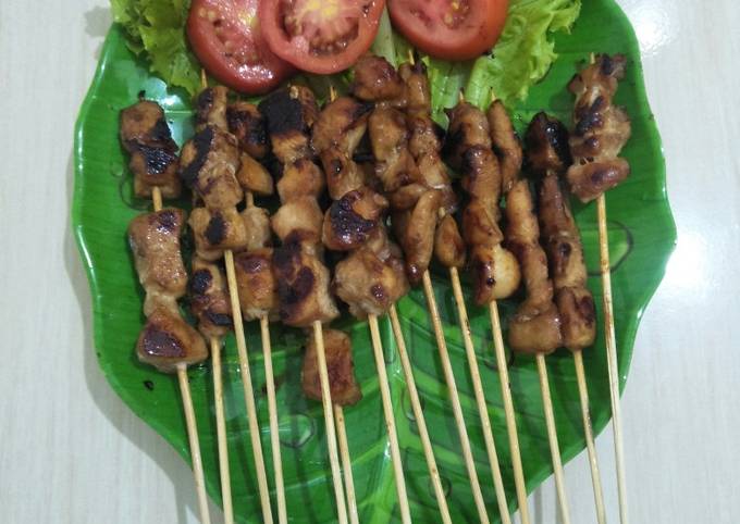 Resep Sate ayam bumbu kecap malam tahun baru, Enak